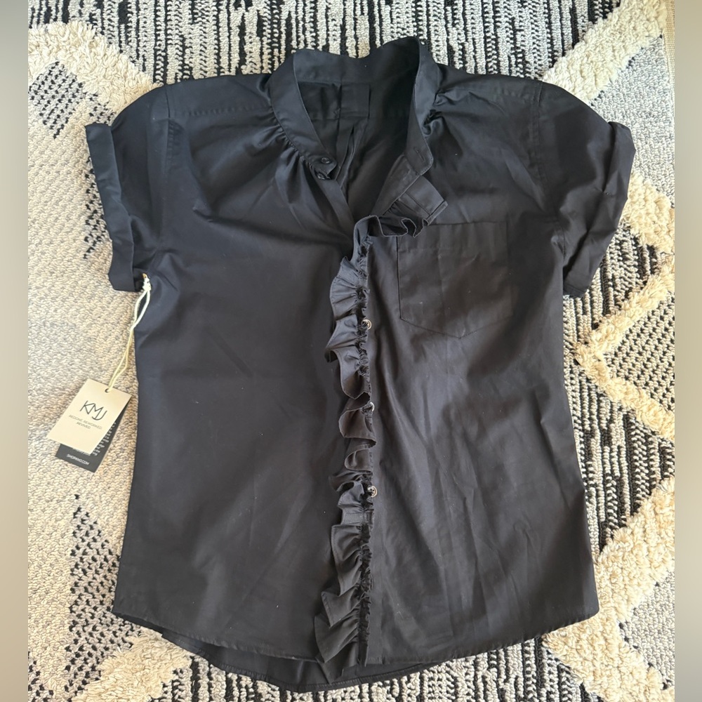 KMJ (Kate McHale Jensen) Black Cori Top - Small